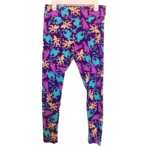 LULAROE Purple Aladdin Leggings